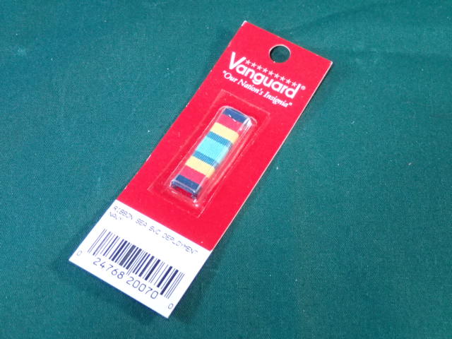 米海軍/海兵隊 略綬セット 6種 + 2段リボンバー Vanguard社製 実物 米