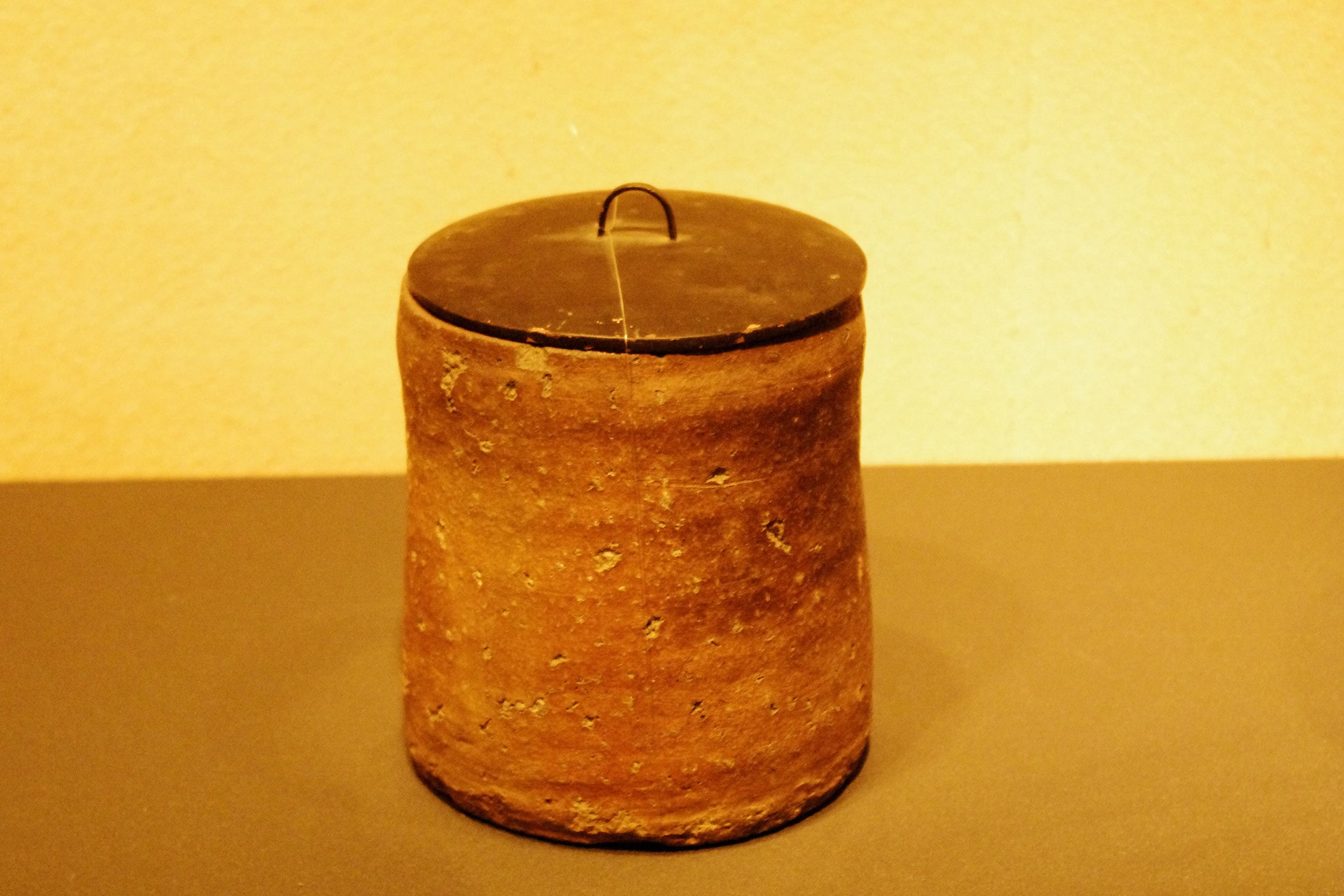 信楽焼 荒川智作 壷 径1尺2寸（約36cm） 共箱 本物保証 信楽焼 荒川智