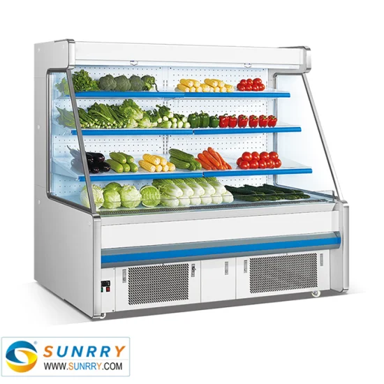 スーパーマーケット用縦型野菜冷蔵ショーケース - 中国 オープンショー