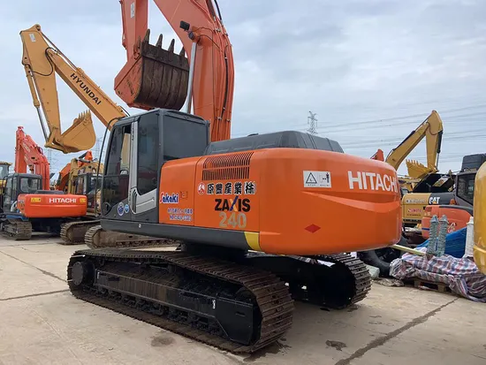 Used Japan Made Hydraulic Excavators Hitachi Zx240 Excavator with
