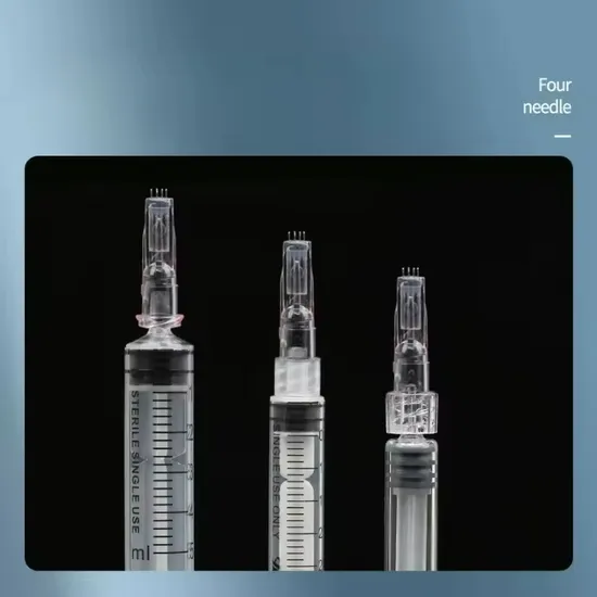 ナノマイクロニードル 4pins ニードルインジェクター皮下注射器 34G