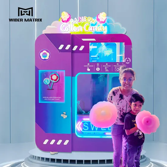 Intelligent Self-Service Cotton Candy Vending Machine Automatic