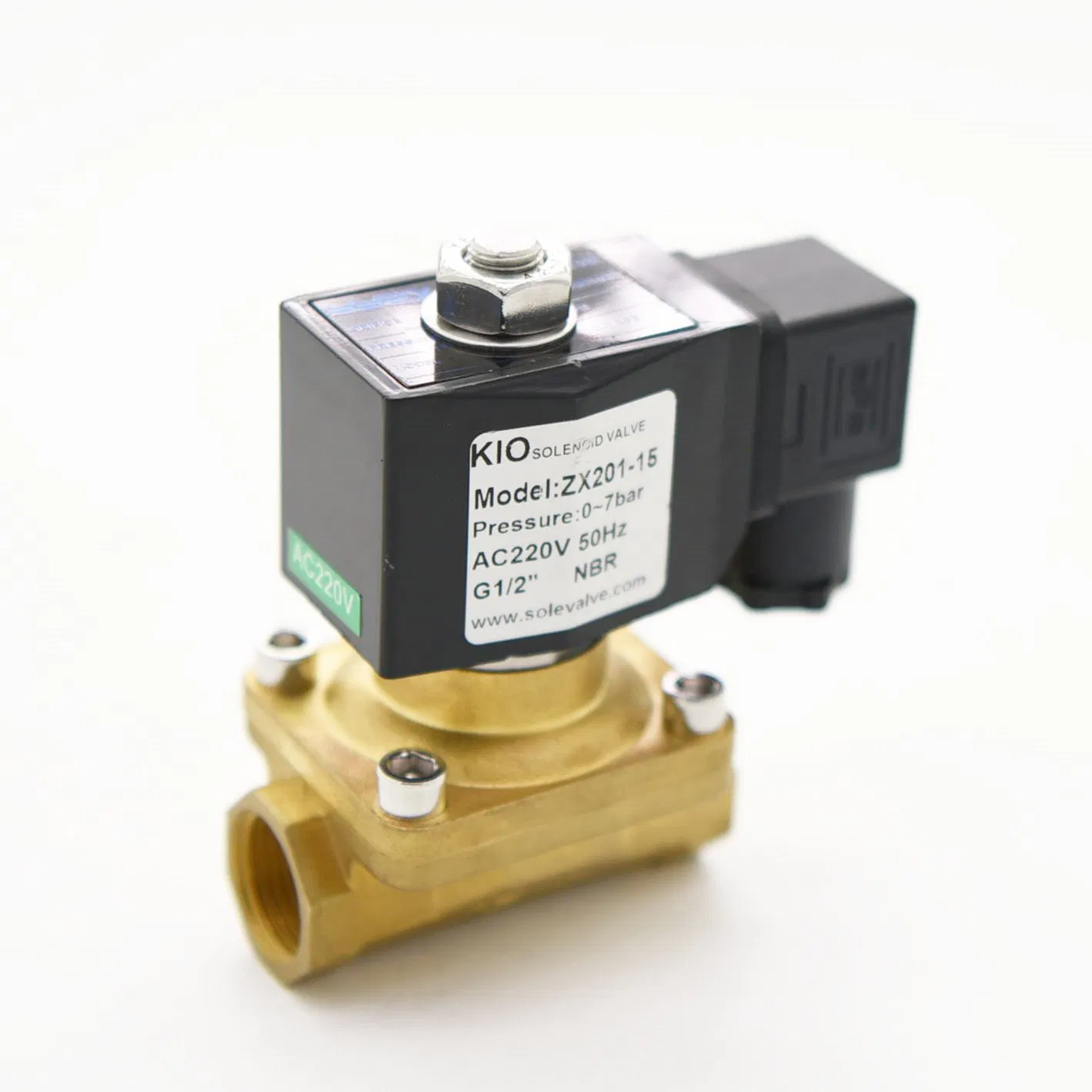 Zx Series SUS304 Pilot-Operated Solenoid Valve - Medium