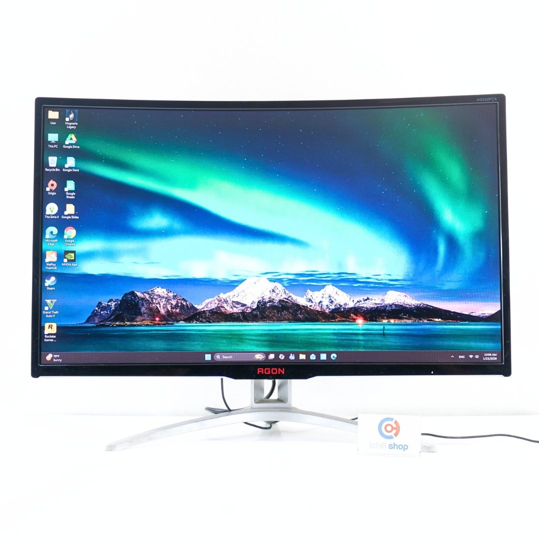 MONITOR (จอมอนิเตอร์) AOC AG322FCX 31.5 INCH FHD VA 144Hz CURVE P12782