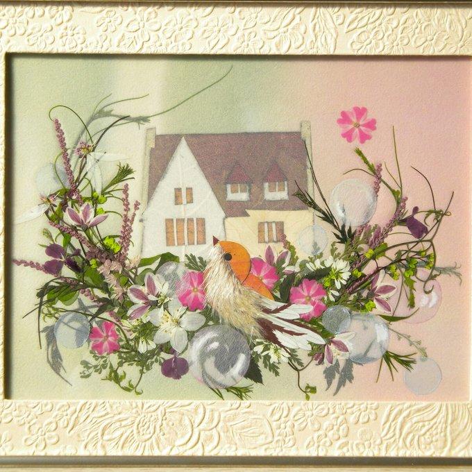 押し花アート カミングホーム（押し花絵） - フルールフランネル