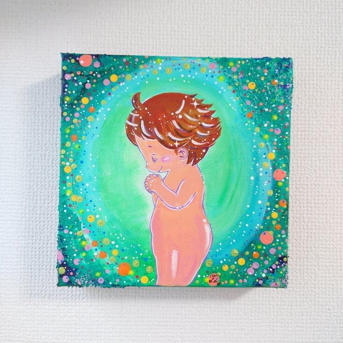 Chieart 「愛と祈り」原画 ChieArt｜光の画家 ChieArtのオフィシャルサイト