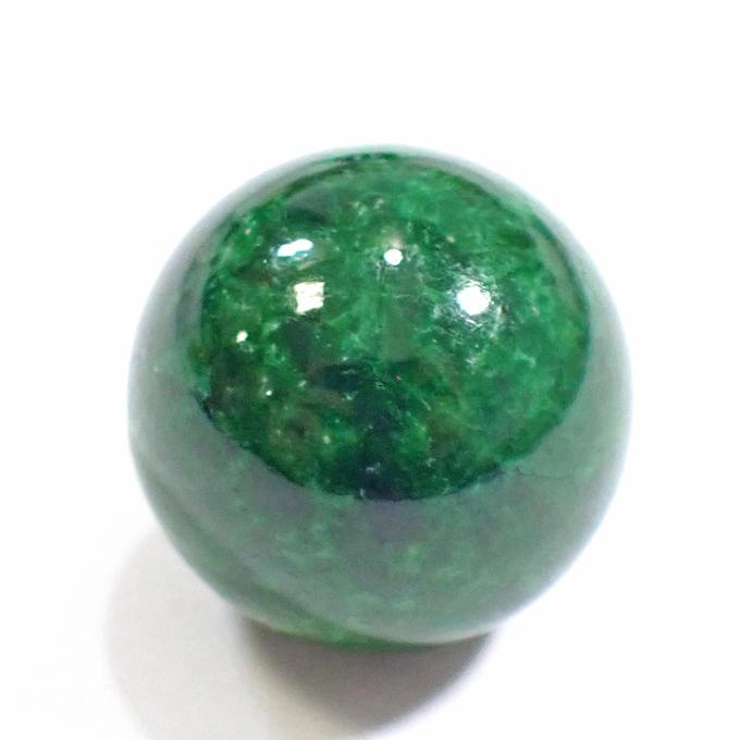 鑑別済☆天然翡翠 ひすい☆13.47ct ラウンド丸玉 ルース 1個☆