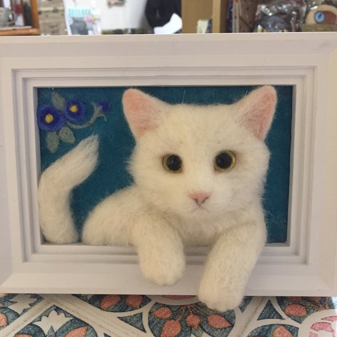 オーダー額縁羊毛フェルト - NEKO-AN'S GALLERY（ねこ庵） | minne