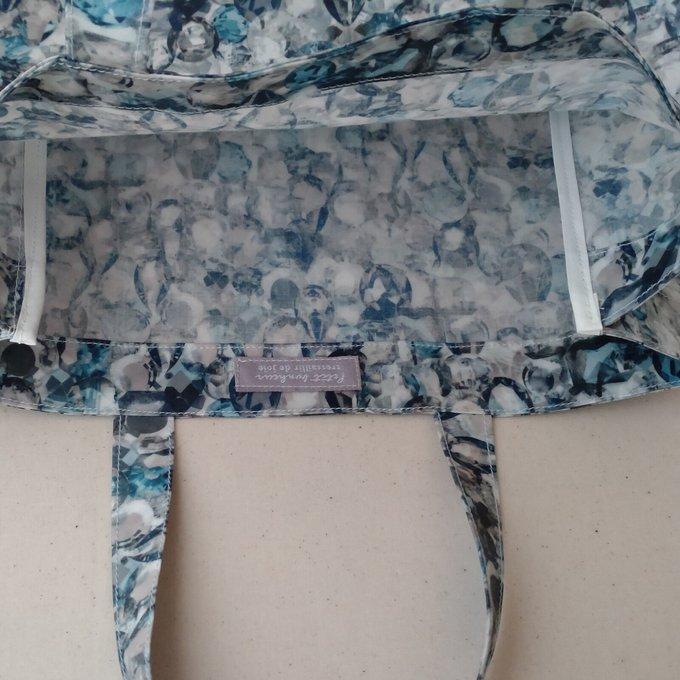 リバティ 〉ラミネート・A4紙袋型トートバッグ(オーダー受付