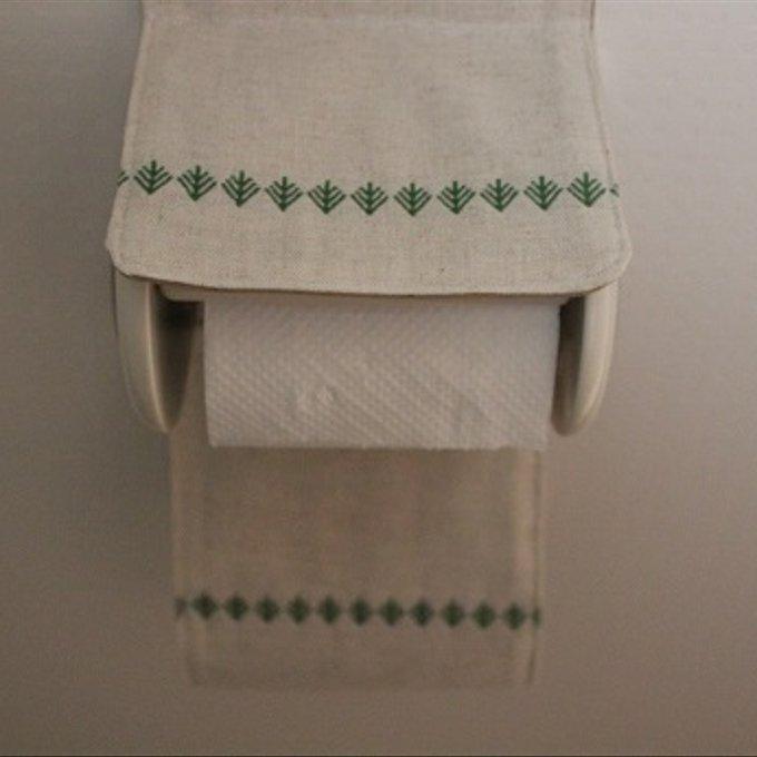 N様ご予約品＊こぎん刺し トイレットペーパーホルダー - KABANNA'S