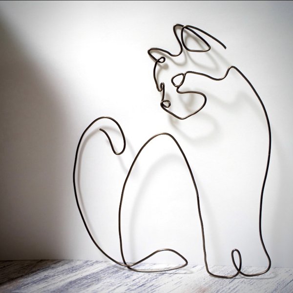 品格溢れる猫のワイヤークラフト♪ ワイヤーアート♪ - SALT2424'S