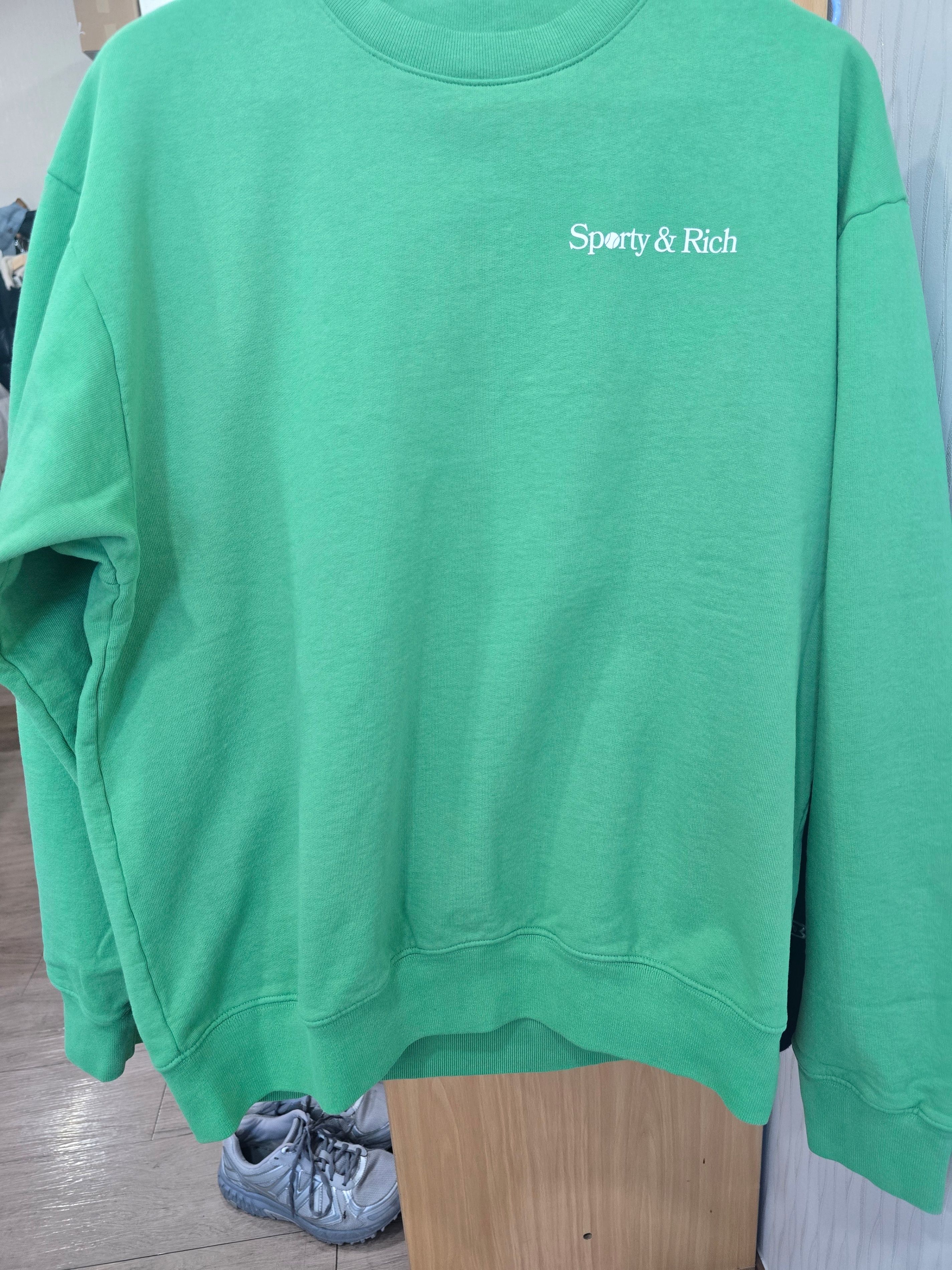 MUSINSA公式 | SPORTY&RICH ラケットクラブクルーネックマンツーマン