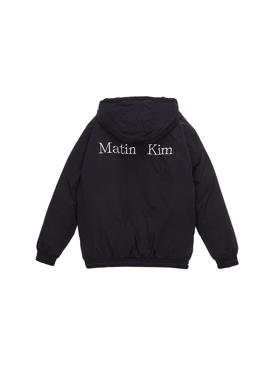 MUSINSA公式 | MATIN KIM MATIN HOOD DOWN JACKET IN BLACK