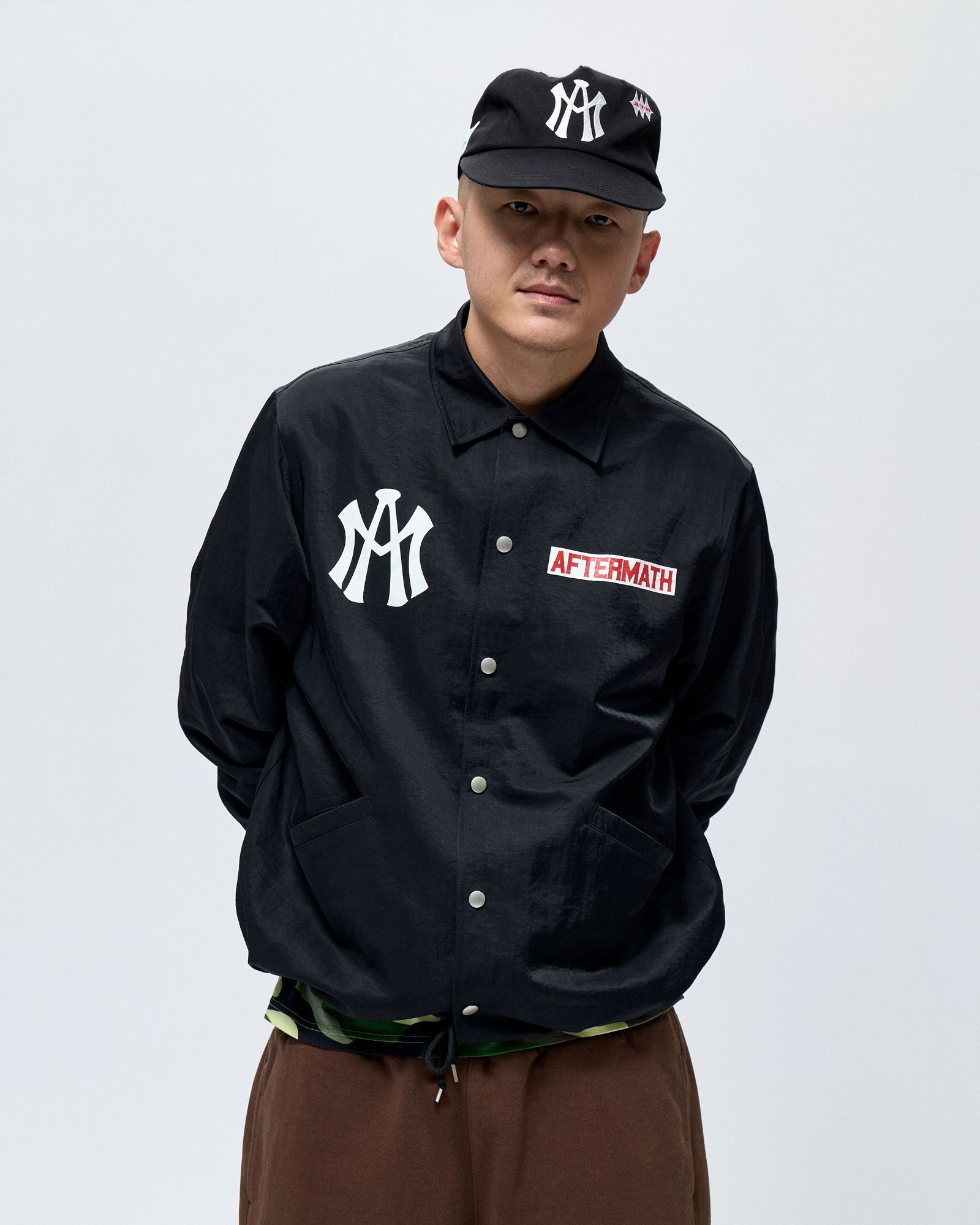 MUSINSA公式 | Aftermath ATMロゴボールキャップ[ネイビー]