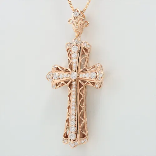 ゆきざき ヨビコ ダイヤ ネックレス K18(PG) ABランクの買取実績価格