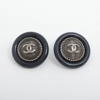 シャネル ココマーク キャンバス エスパドリーユ 39 ブラック×ホワイト