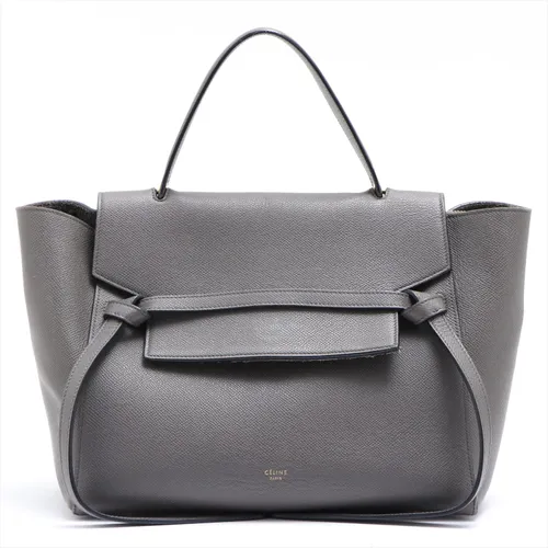 セリーヌ ベルトバッグ レザー グレー ABランクの買取実績価格