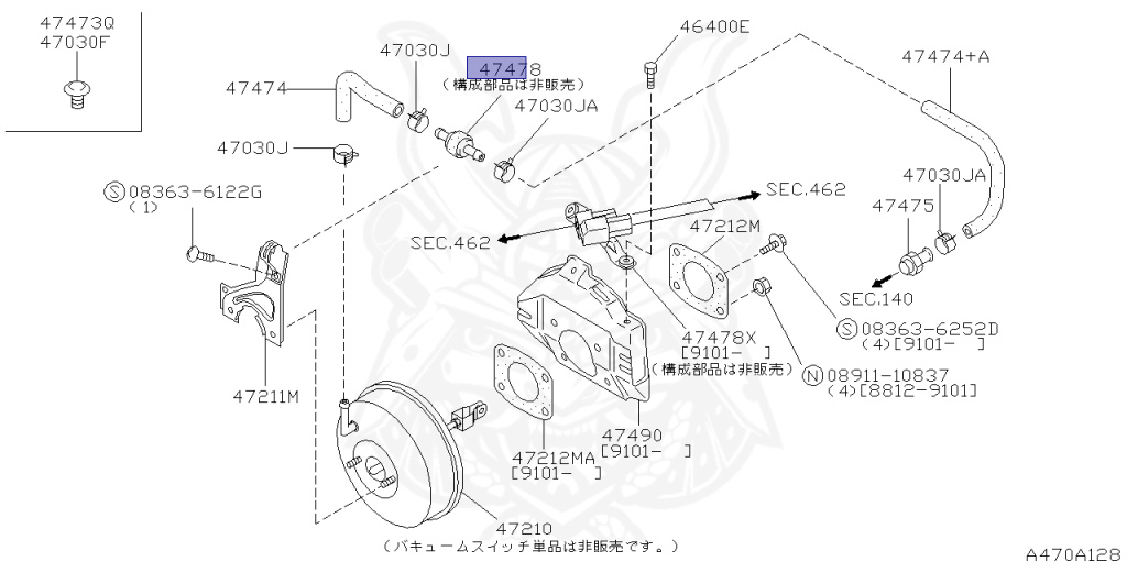 47478-03B00 - Nissan - Valve Assembly - Nengun Performance