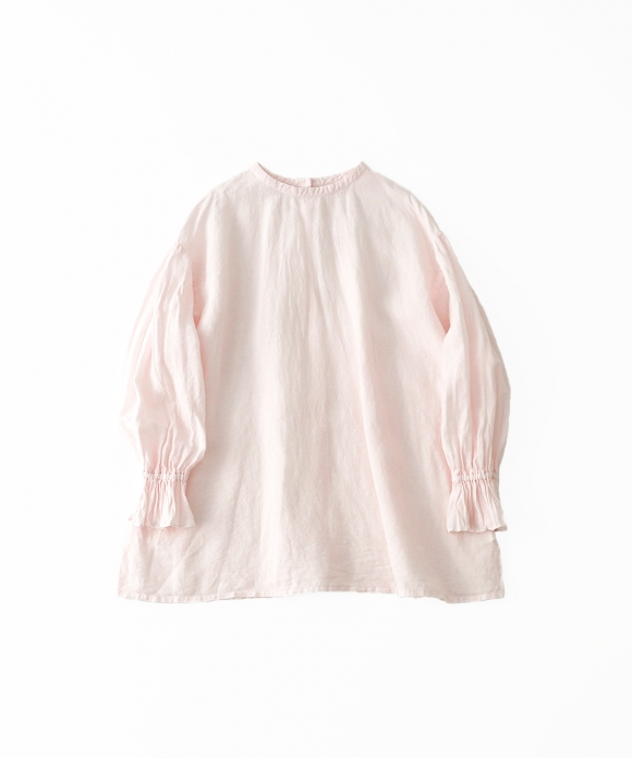 1/2 リリース 】LINEN RAFFLE SLEEVE BLOUSE | ONLINE SHOP | nest