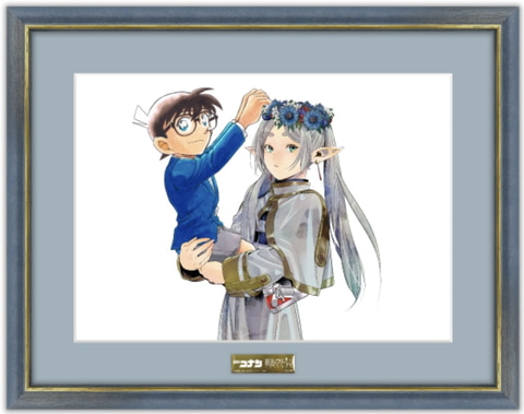 コナンくんとフリーレンのコラボイラストを使用した「サンデー文化祭