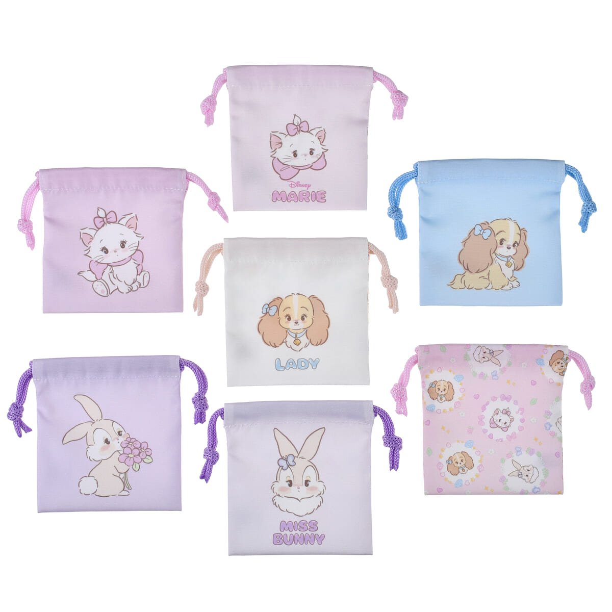 人気イラストレーターが描くマリー、レディ、ミス・バニー！ディズニー