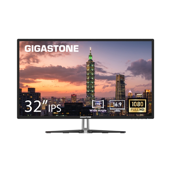 Gigastone IPS液晶モニター 31.5型/1920×1080/HDMI・VGA入力端子