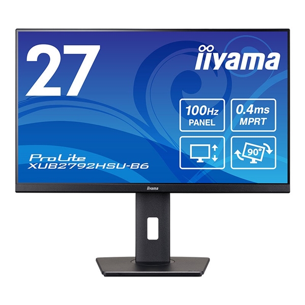 iiyama 液晶ディスプレイ 27型/1920×1080/HDMI、DisplayPort/ブラック