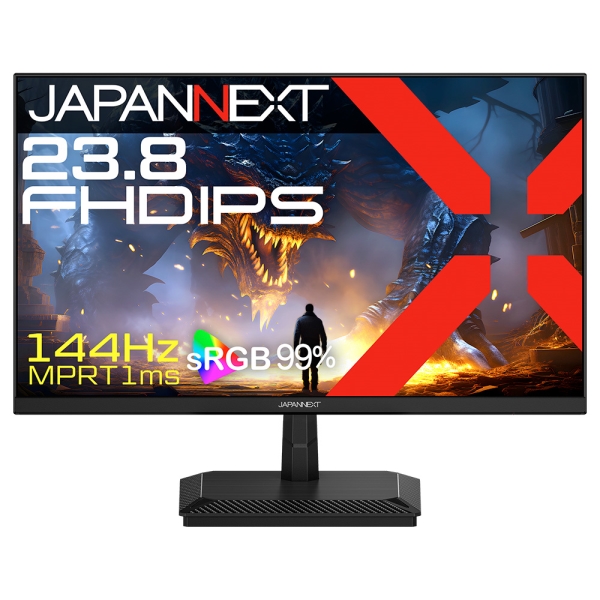 JAPANNEXT 23.8型 IPS FHD ゲーミング液晶ディスプレイ ブラック