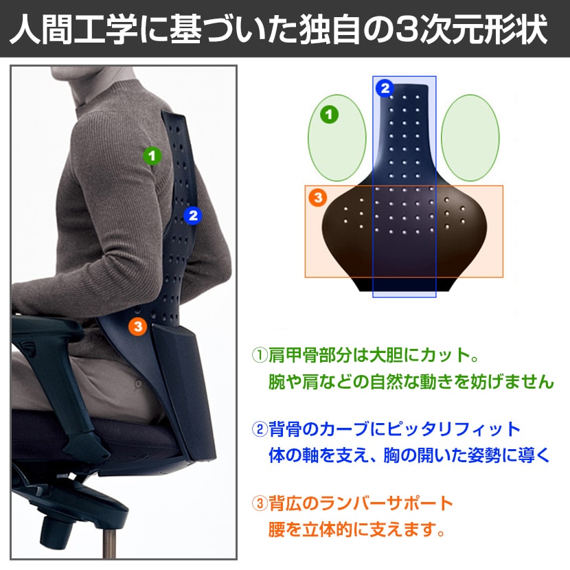 送料無料】 オフィスチェア キールハワー ジュニア ワークチェア 背