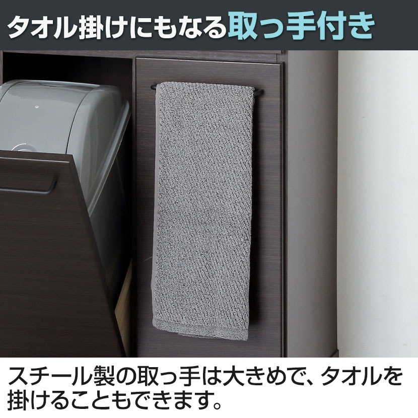 送料無料】 スライド棚付きダストボックス2D 木製 カウンター 2分別