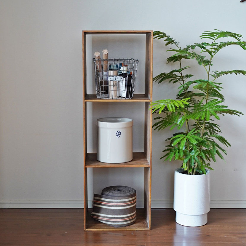 送料無料】 ACME Furniture トロイ オープンシェルフ 幅350×奥行320×高