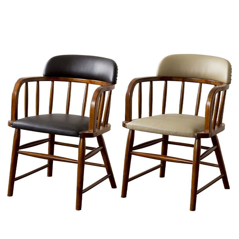 送料無料】 ACME Furniture オーク アームチェア ダイニングチェア 幅