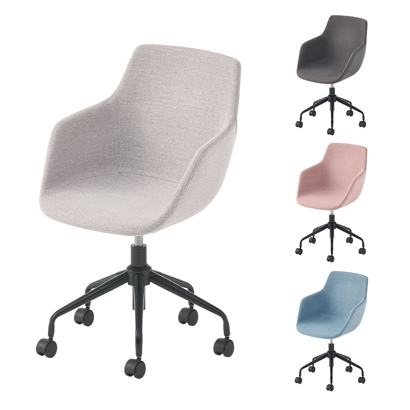 送料無料】 デスクチェア CPアームチェア ミーティングチェア 肘付き