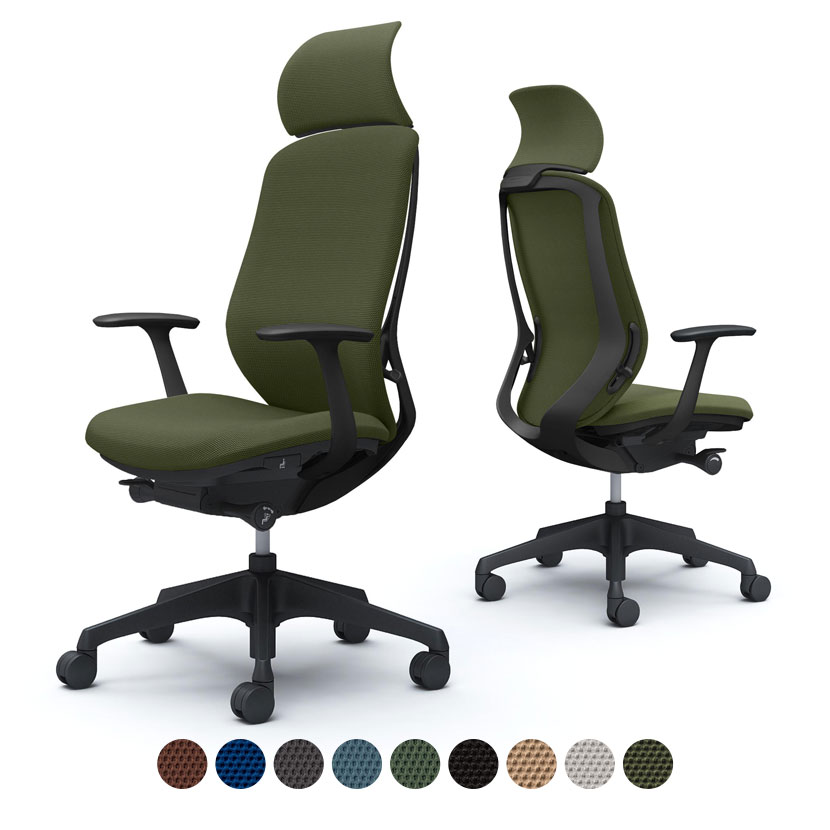 送料無料】 オカムラ シルフィー ヘッドレスト付き オフィスチェア