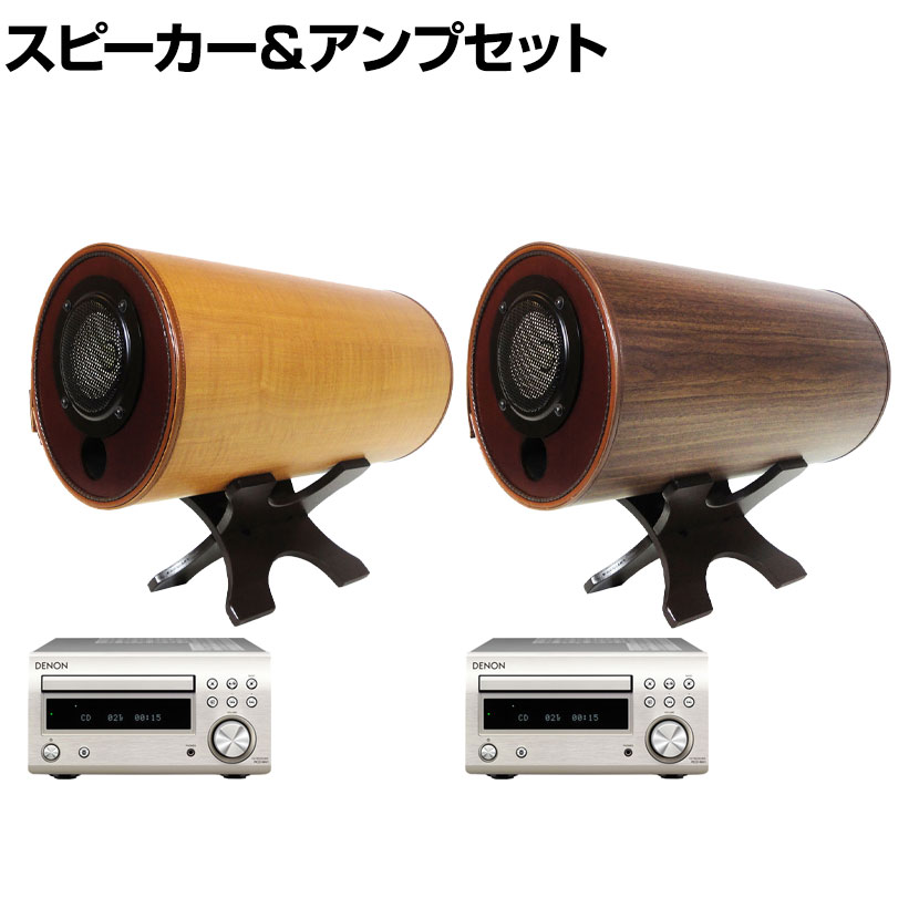 送料無料】 エムズスピーカー&アンプセット 波動スピーカー エムズ