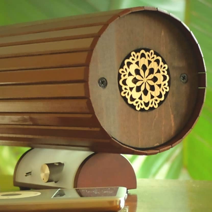 送料無料】 エムズスピーカー 波動スピーカー 小型 アンプ内蔵型