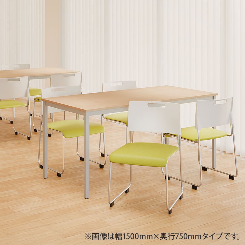 送料無料】 【4人用 会議セット】会議用テーブル 1800×900 + 会議