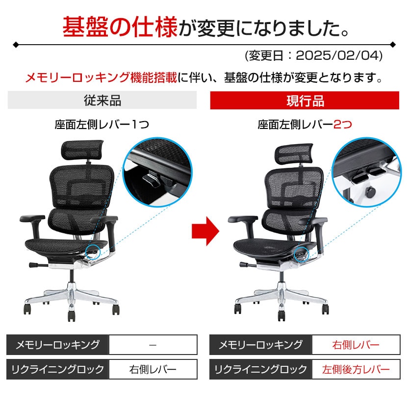 送料無料】 エルゴヒューマン プロ2 Ergohuman PRO2 新基盤 オットマン