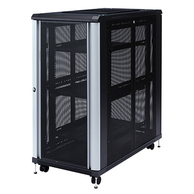 送料無料】 19インチマウントサーバーラック(24U) W600×D1100×H1256mm