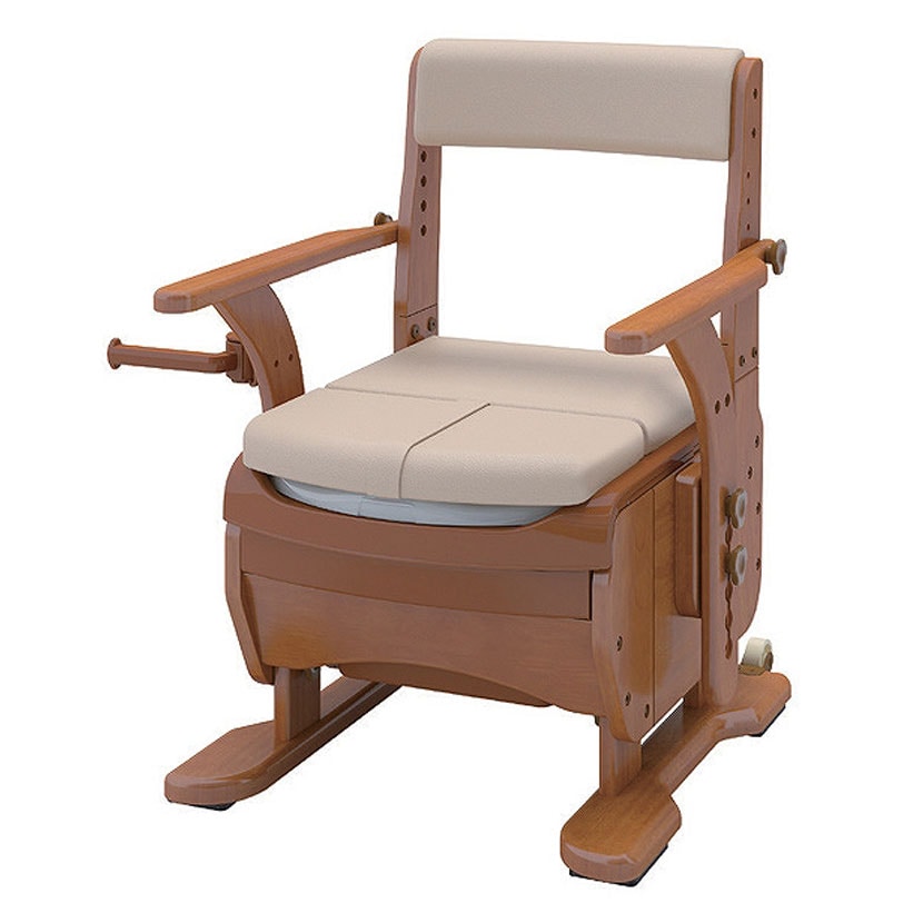 送料無料】 ウェルファン 家具調トイレ セレクトR ひじかけノーマル/幅