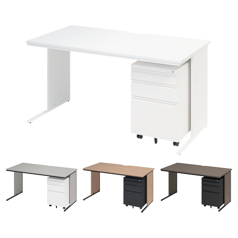 送料無料】 オフィスデスク ワークデスク 平机 幅1400×奥行700×高さ