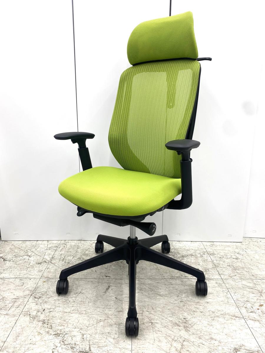 中古】シルフィーメッシュ オカムラ/okamura 肘付ハイバックチェア