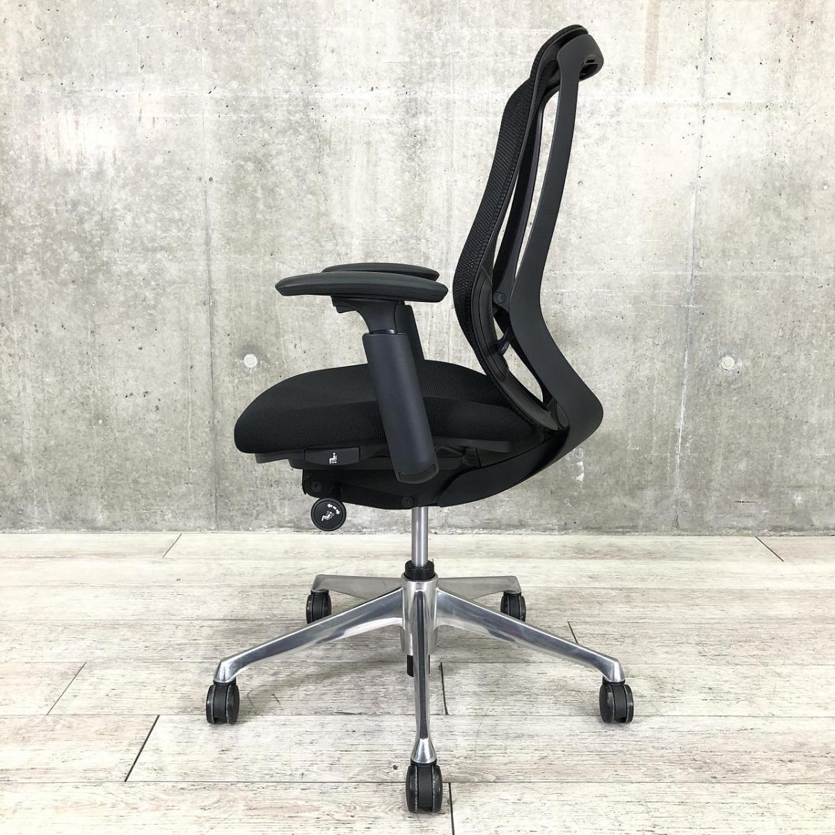 中古】シルフィーメッシュ C685BR FMP1 オカムラ/okamura 肘付