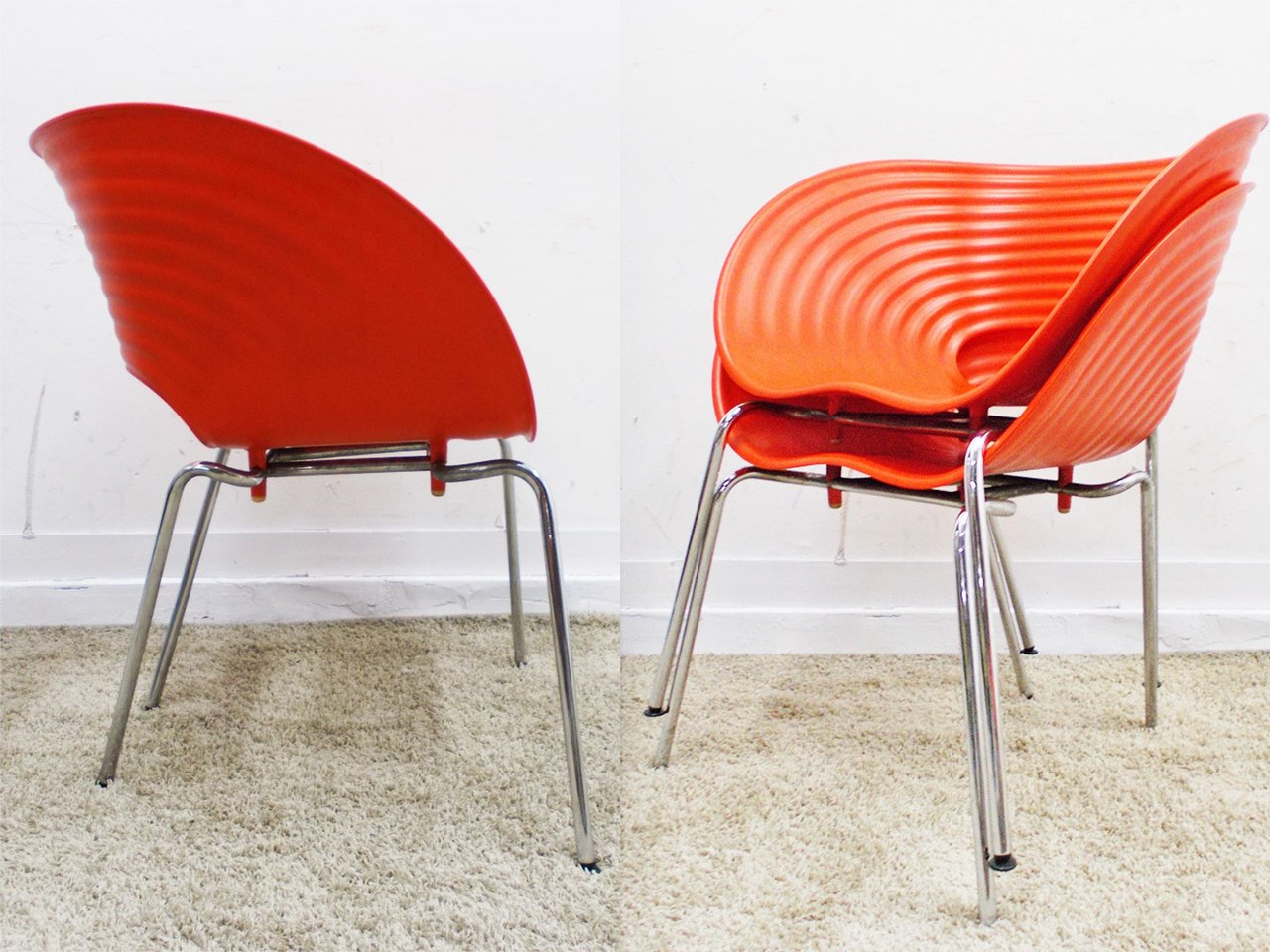 中古】トムバックチェア vitra/ヴィトラ スタッキングチェア 272926