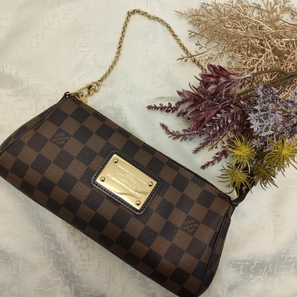 上品でモダンなLOUIS VUITTON エヴァダミエショルダーバッグ | 大黒屋