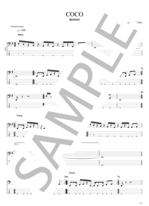 楽譜】Dizzy Miss Lizzy / THE BEATLES (エレキベース / 初〜中級