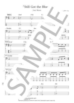ゲイリー・ムーア | 楽譜一覧 - Piascore 楽譜ストア