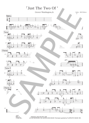 楽譜】Just The Two of Us / グローヴァー・ワシントン・ジュニア