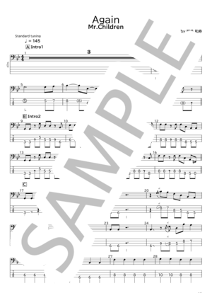 楽譜】東京 / SUPER BEAVER (エレキベース / 初〜中級) - Piascore