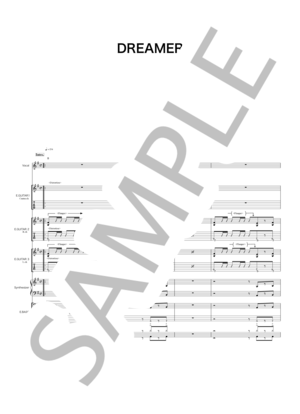 楽譜】ダンシング・オールナイト / もんた＆ブラザーズ (バンドスコア